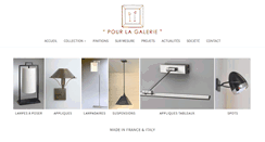 Desktop Screenshot of pourlagalerie.com